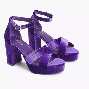 Lane Bryant Women's Deep Purple Platform Heels